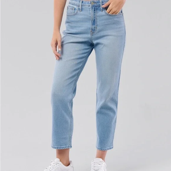 Hollister, Jeans, Hollister Ultra High Rise Mom Jeans